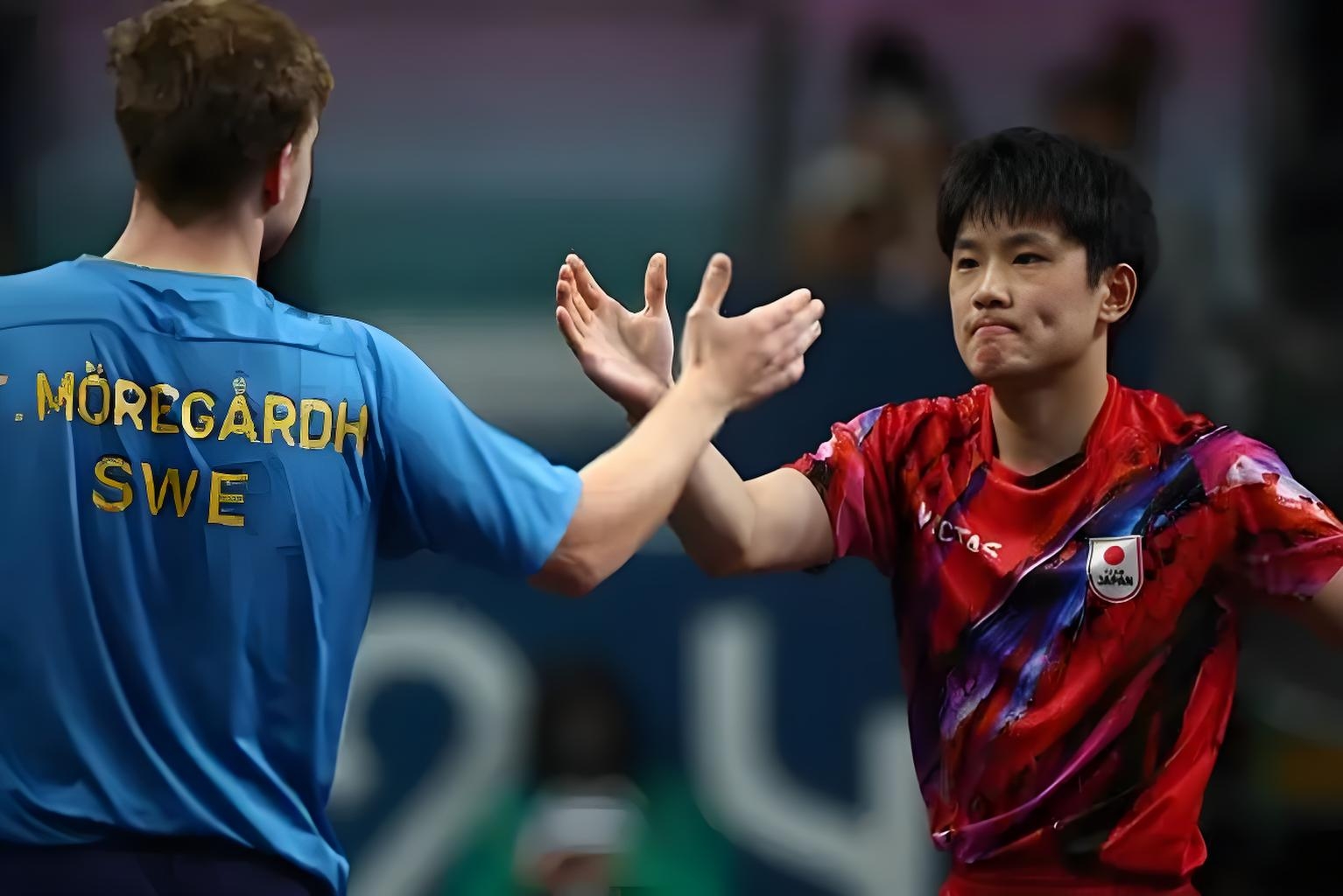 关于葡萄牙队险胜波兰队，张本智和刷新纪录的信息